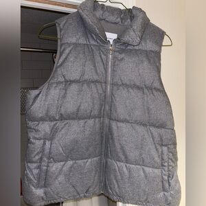 Old Navy Gray Puffer Vest